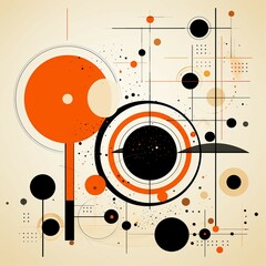Obraz premium Abstract Geometric shape background