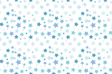 isolated blue stars seamless vector pattern for textile wraping papper cards wallpaper baby boy children Perfect kids fabric Simple Abstract Starry Print Fabric Textile Decoration packaging Stars joy
