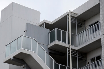マンションの階段