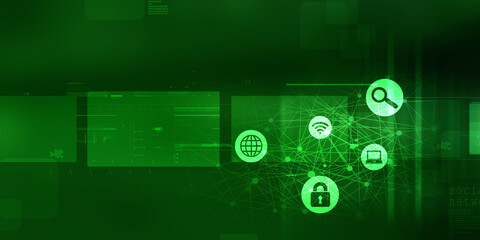 Digital Abstract technology background,2d illustration
