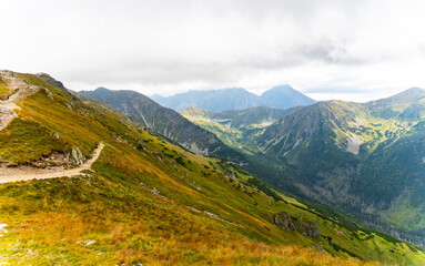 Obraz premium mountain view panorama landscape Poland Zakopane