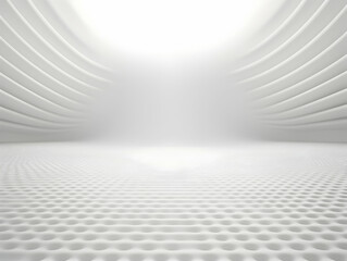 Fototapeta premium Abstract white and grey background, stripes background with geometric shape, white dotted background, white background