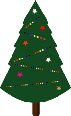 green christmas tree