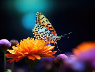Garden Symphony: The Harmony of Butterfly and Bloom