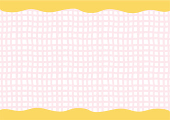 カジュアルなチェックのフレーム