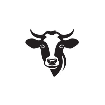 recommend clip art: Cow in cartoon, doodle style. Isolated 2d vector illustration in logo, icon style, Eps 10. AI Generative