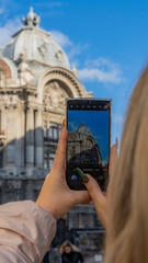 taking a photo