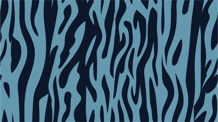 Zebra pattern. Stylized Design. Waved pattern. Vector seamless pattern with hand drawn textures. Digital image with a psychedelic stripes.