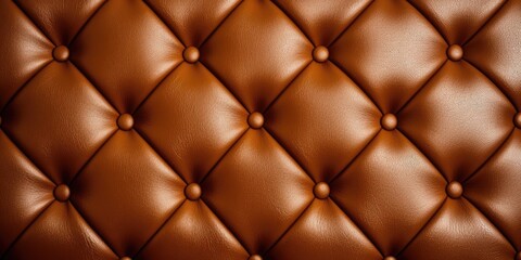 Brown leather upholstery
