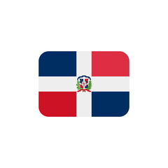 🇩🇴 Flag: Dominican Republic - obrazy, fototapety, plakaty