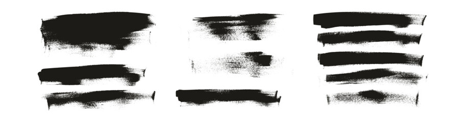 Hand Drawn Flat Calligraphy Paint Brush Regular Long Background High Detail Abstract Vector Background MEGA Set 