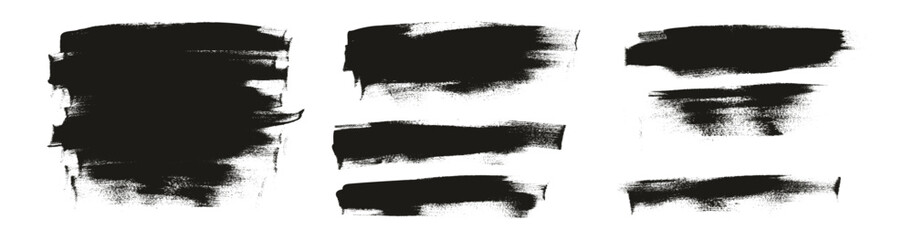 Hand Drawn Flat Calligraphy Paint Brush Regular Long Background High Detail Abstract Vector Background MEGA Set 