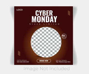 Vector  Cyber Monday Design template