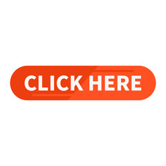 Click Here Button In Orange Rounded Rectangle Shape For Promotion Business Marketing
