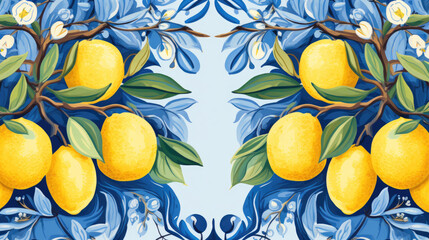 Mediterranean Lemon graphic banner