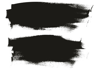 Hand Drawn Flat Calligraphy Paint Brush Regular Long Background High Detail Abstract Vector Background Set 