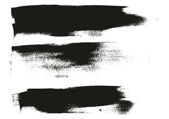 Hand Drawn Flat Calligraphy Paint Brush Regular Long Background High Detail Abstract Vector Background Set 