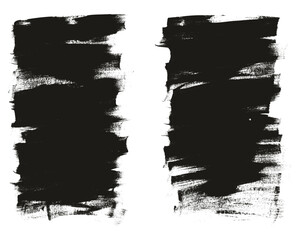 Hand Drawn Flat Calligraphy Paint Brush Regular Long Background High Detail Abstract Vector Background Set 