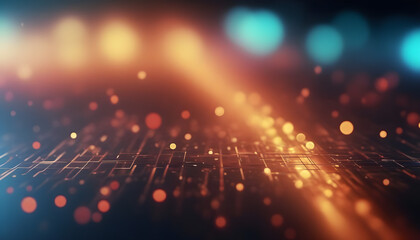 abstract background of lights