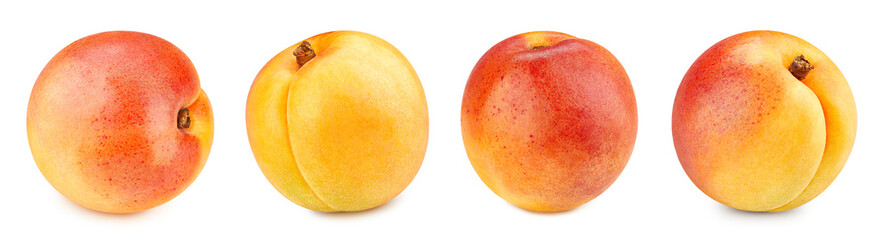 Apricot with clipping path isolated