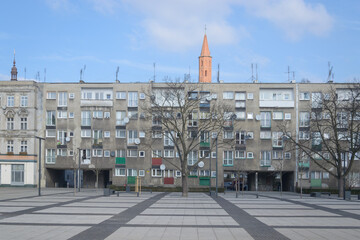 The so called Plac Nowy Targ, or New Market of Wroclaw, Poland - obrazy, fototapety, plakaty