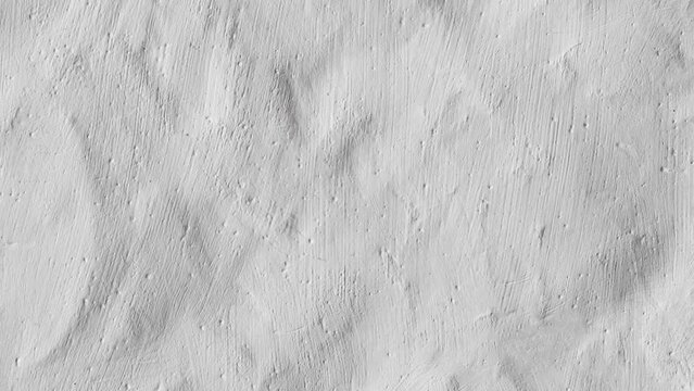 Wall uneven roughly whitewashed white color, flat, rotating, turning, close-up macro, top view