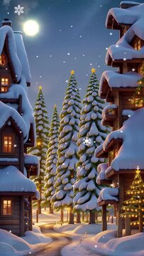 christmas tree in front of the house