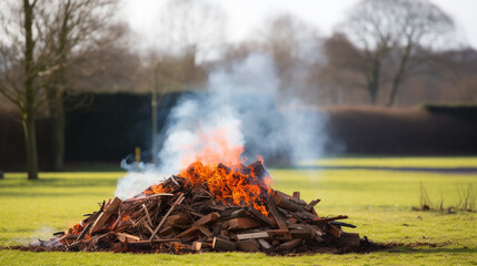 fire in the forest HD 8K wallpaper Stock Photographic Image 