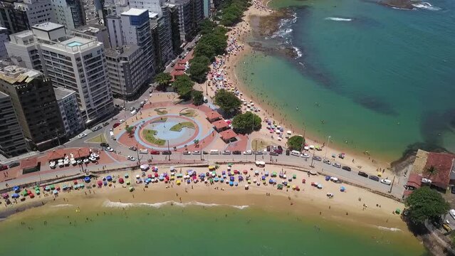 Praias do centro de Guarapari. Esp&iacute;rito Santo, Brasil