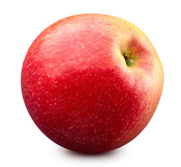 Apple macro shoot food ingredient on white isolated