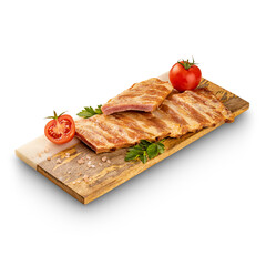 Smoked pork ribs