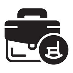 pension glyph icon