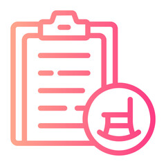 retirement plan gradient icon