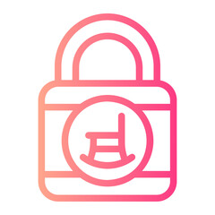 secure gradient icon