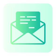 open email gradient icon