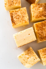 Christmas Eggnog fudge