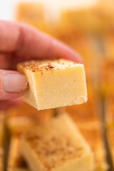 Christmas Eggnog fudge