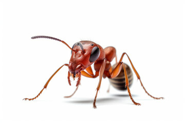 Naklejka premium Ant isolated on white background generative ai
