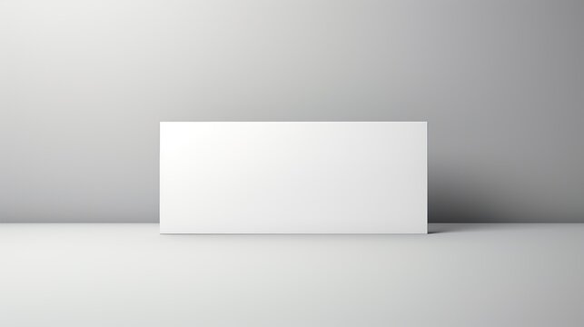 Maqueta de una tarjeta con espacio para texto. Generado por IA.