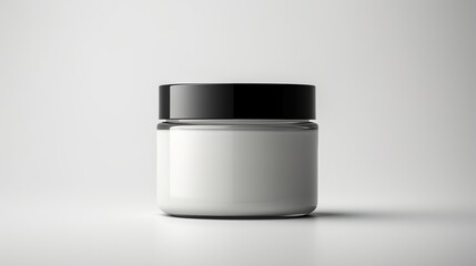 Maqueta de bote de cosmética o crema. Generado por IA.