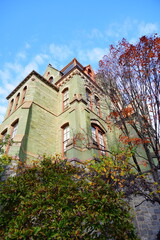 University of Pennsylvania Fall colorful foliage autumn landscape	