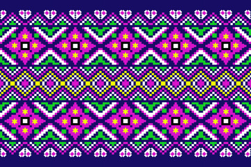 Traditional ethnic,geometric ethnic fabric pattern for textiles,rugs,wallpaper,clothing,sarong,batik,wrap,embroidery,print,background,vector illustration.
