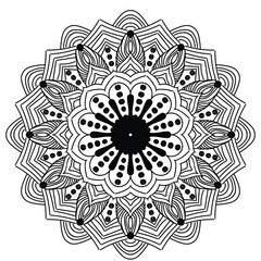 Beautiful decoration ornament mandala design
