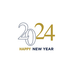 Vector 2024 logo vector design with modern idea