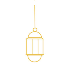 Islamic lantern Outline