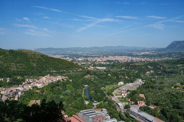 Panoramic view of Terni, Umbria, Italy