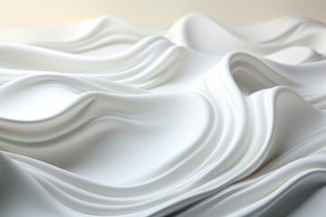Fototapeta premium Abstract 3D wallpaper with mesmerizing swindling silky shapes creating a dynamic and sophisticated atmosphere. Ai generated