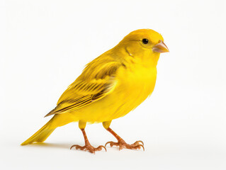 Canary Studio Shot Isolated on Clear White Background, Generative AI