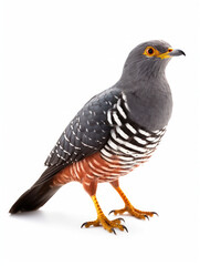 Fototapeta premium Cuckoo Studio Shot Isolated on Clear White Background, Generative AI