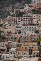 Amazing views from Positano on Amalfi Coast Italy